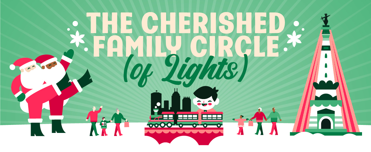 the cherrished family circle of lights