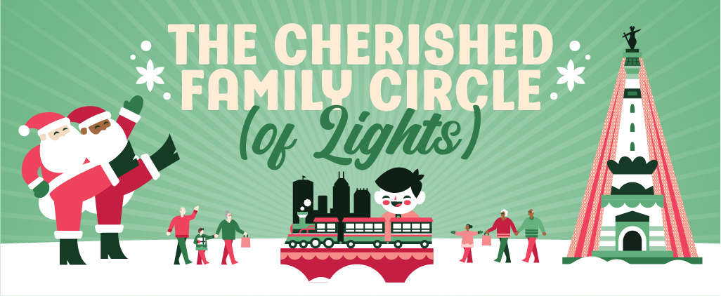 the cherrished family circle of lights