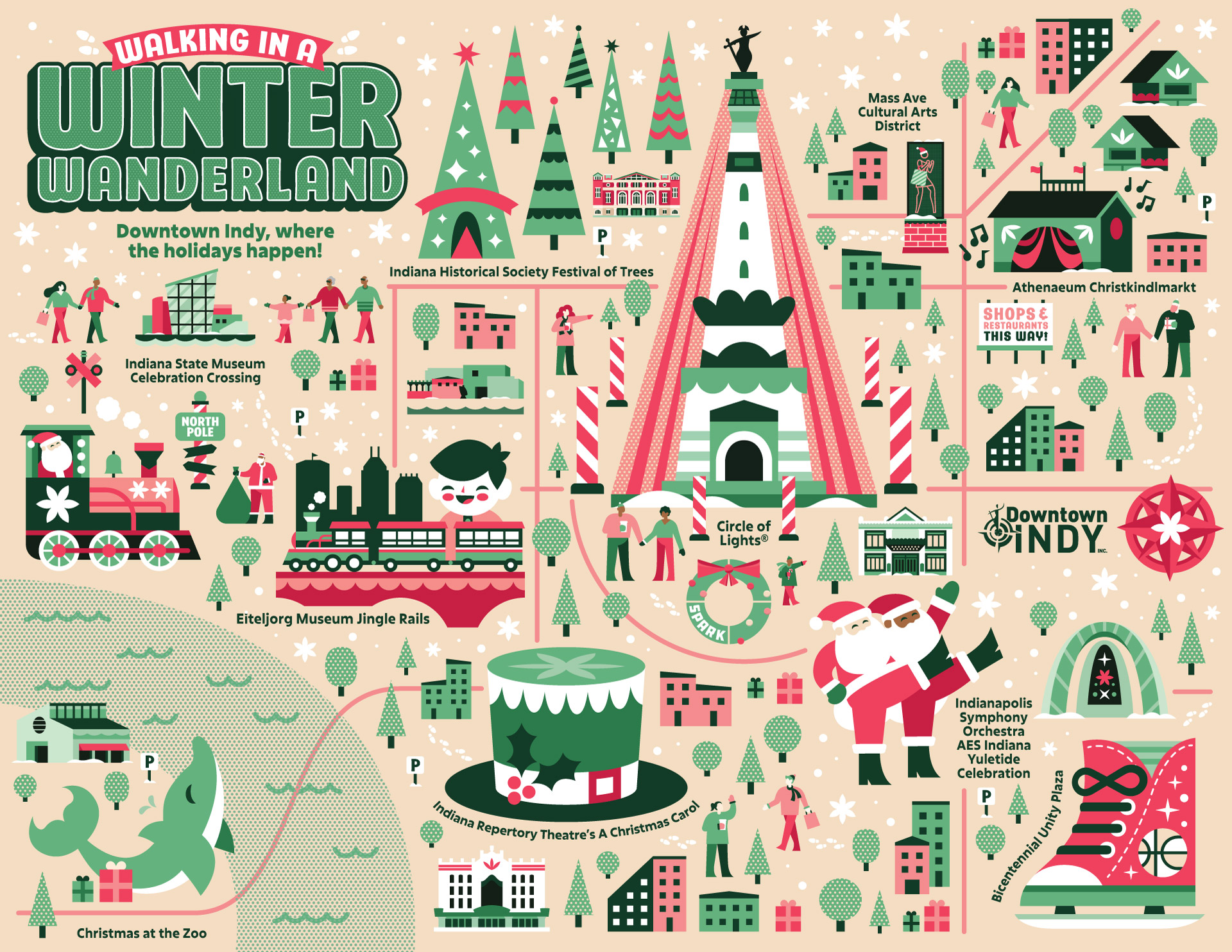 winter wanderland map