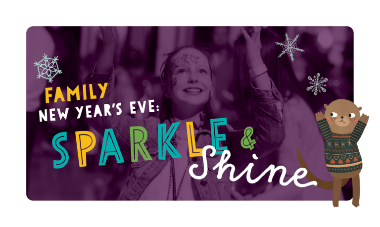 family new years eave sparkle & shine