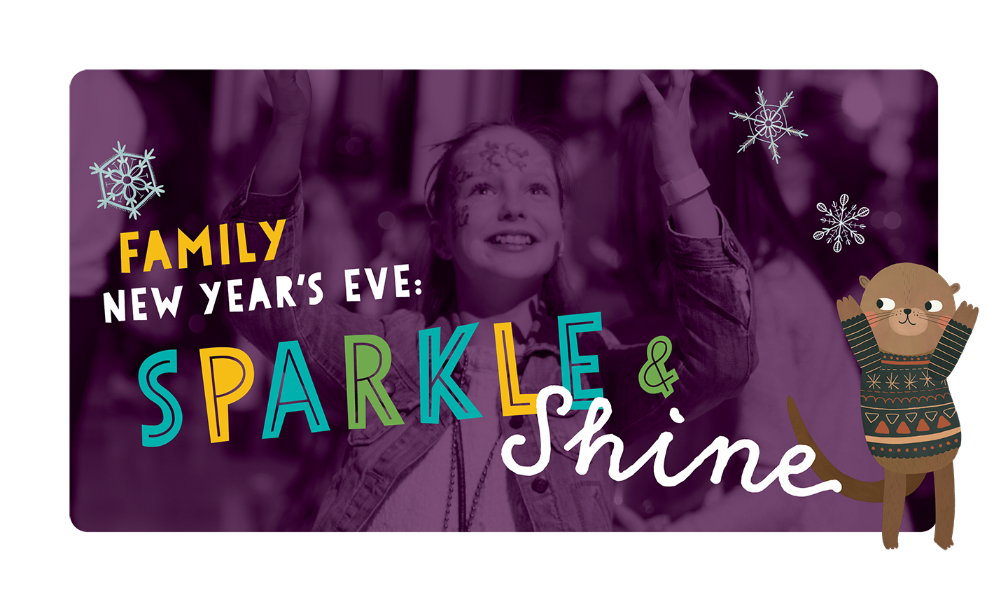 family new years eave sparkle & shine