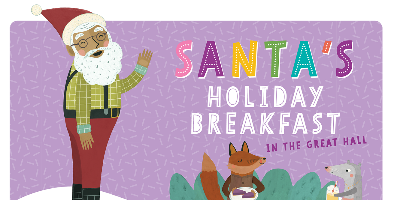 Santas Holiday Breakfast in the great hall